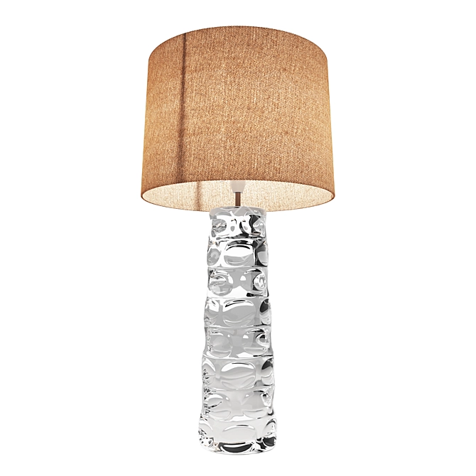 Elegant Glass Callie Lamp 3D model image 1