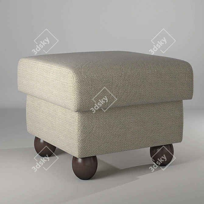 Title: Versatile Poofs Set 3D model image 2