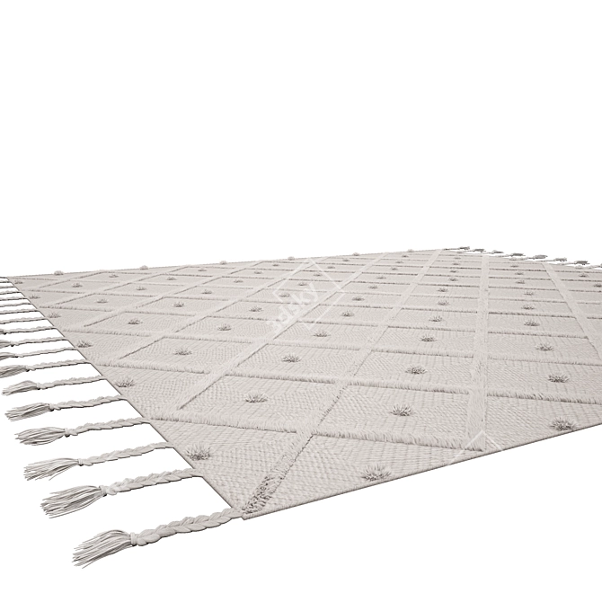 Nordic Chic Rug 3D model image 2