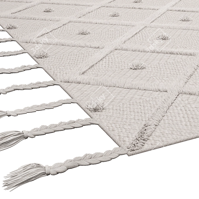 Nordic Chic Rug 3D model image 4