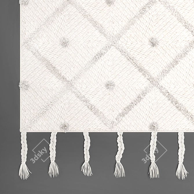 Nordic Chic Rug 3D model image 5