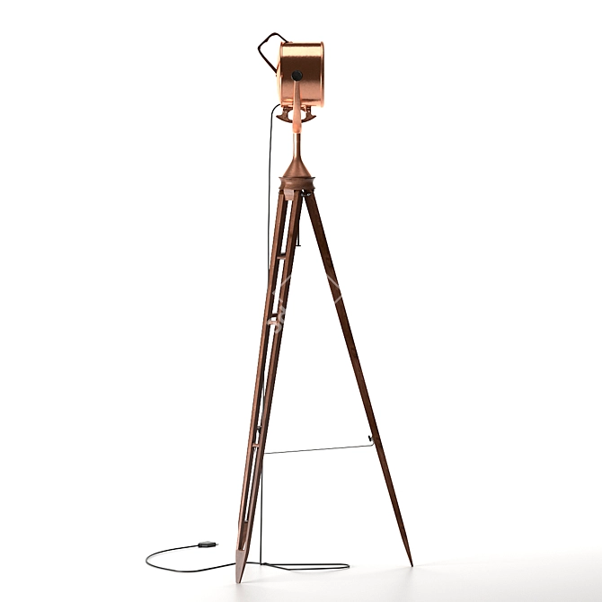 Classic Elegance Floor Lamp 3D model image 4