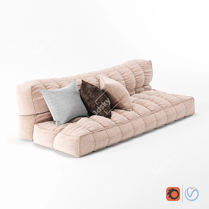 Ultimate Comfort Seat Pillow Set 3D model image 2