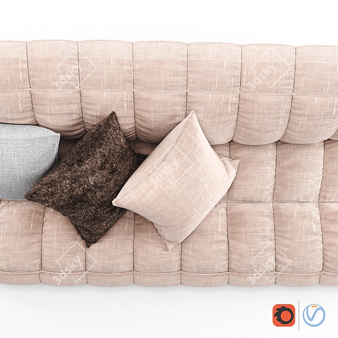 Ultimate Comfort Seat Pillow Set 3D model image 3