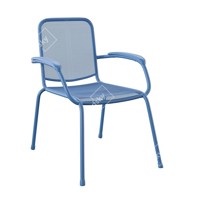 Sleek and Modern Chatou Chair 3D model image 1