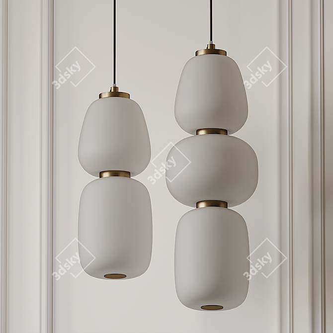 Soji LED Mini Pendant: Modern Lighting by ET2 3D model image 1