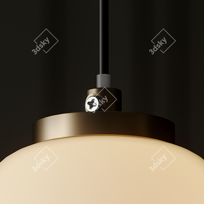 Soji LED Mini Pendant: Modern Lighting by ET2 3D model image 3