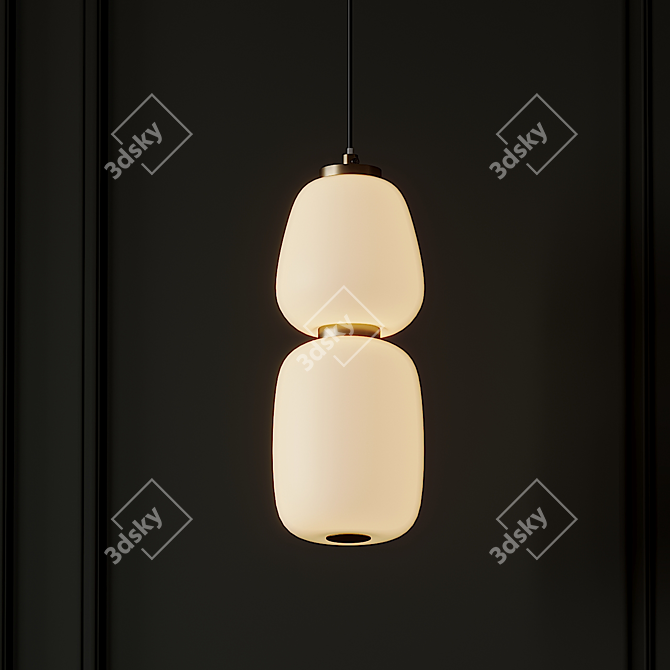 Soji LED Mini Pendant: Modern Lighting by ET2 3D model image 4