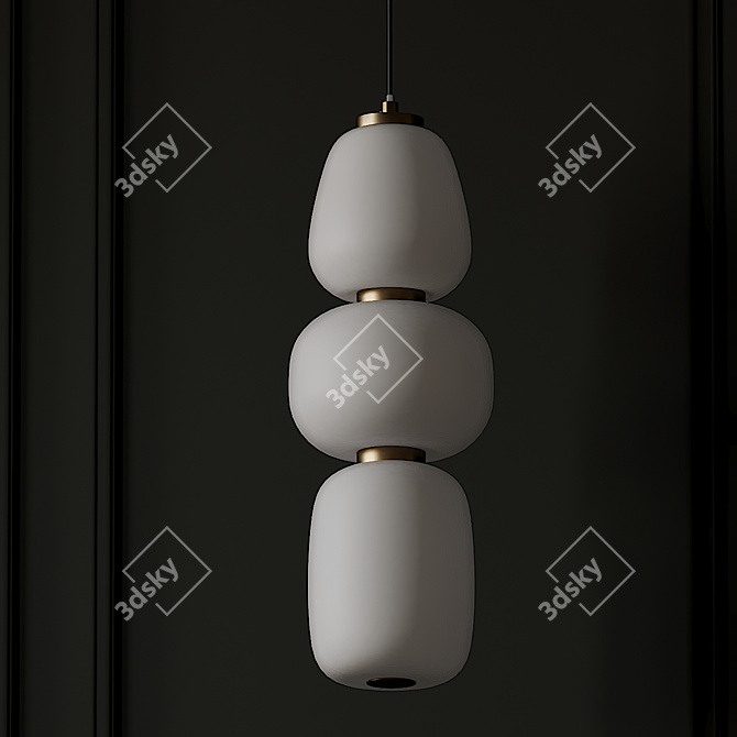 Soji LED Mini Pendant: Modern Lighting by ET2 3D model image 5