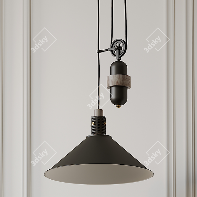 Tucson Pendant: Sleek and Stylish 3D model image 1