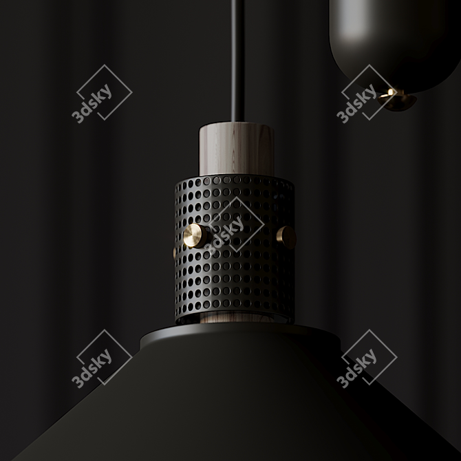 Tucson Pendant: Sleek and Stylish 3D model image 3