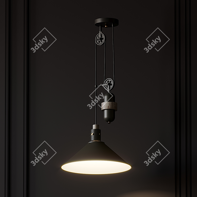 Tucson Pendant: Sleek and Stylish 3D model image 5