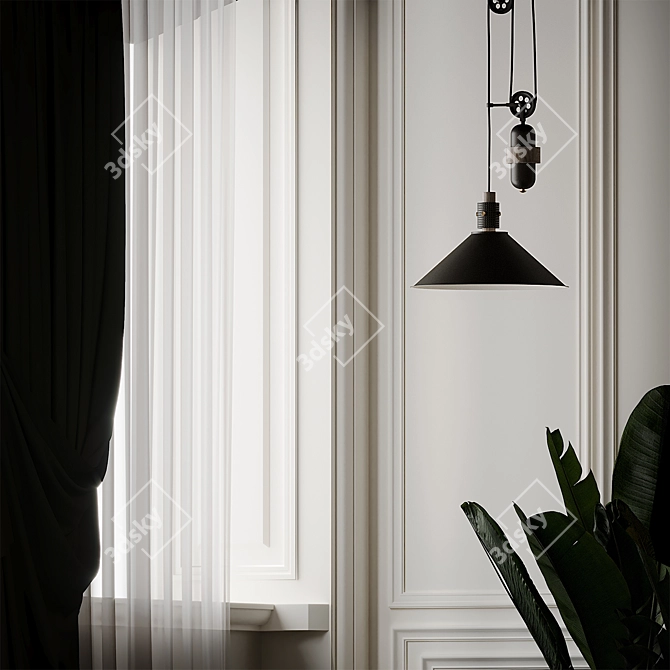 Tucson Pendant: Sleek and Stylish 3D model image 6