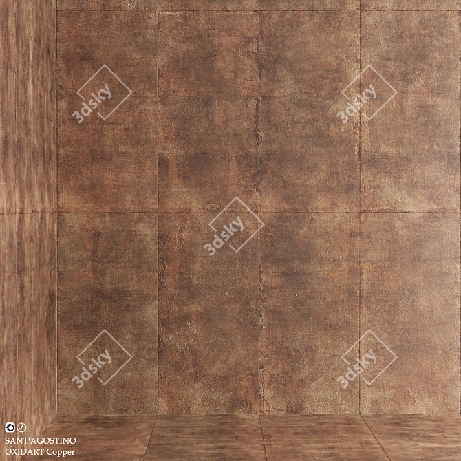 Urbanite Copper Oxidart Tiles 3D model image 1