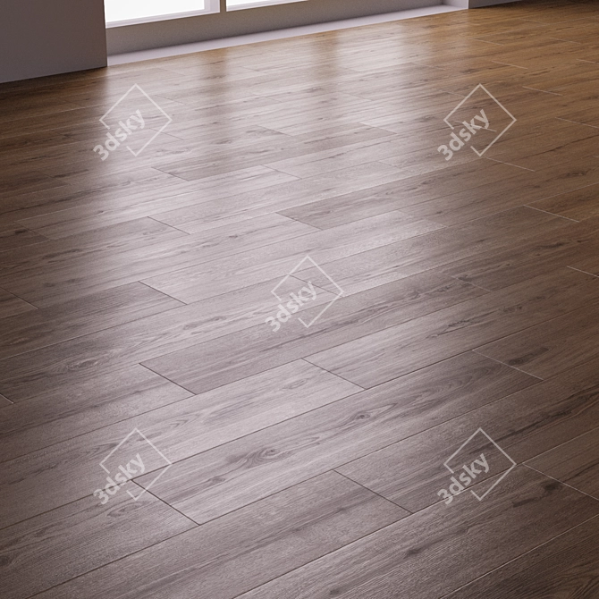 Title: Seamless High-Resolution Parquet 3D model image 2