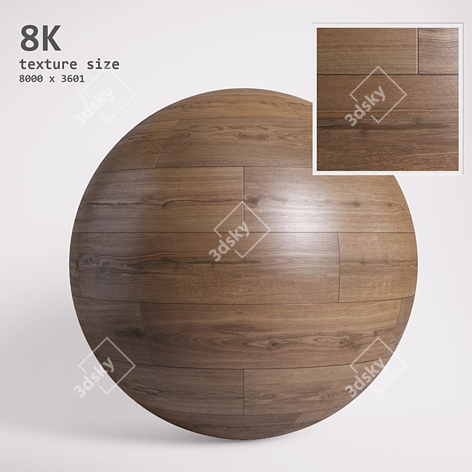 Title: Seamless High-Resolution Parquet 3D model image 4