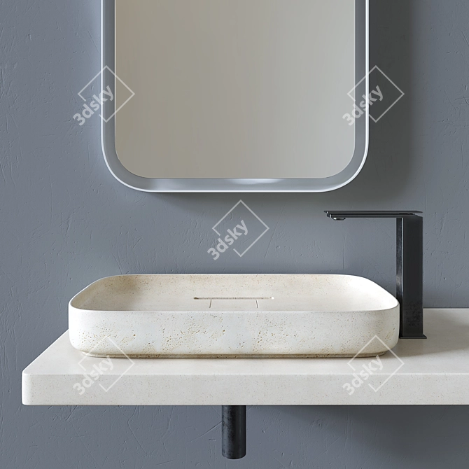 Elevate your Bathroom with Agape Petra Sink 3D model image 8