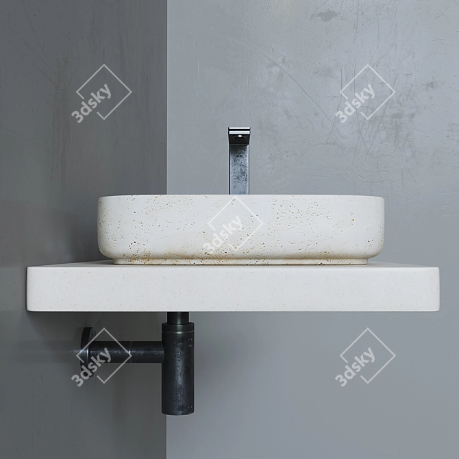 Elevate your Bathroom with Agape Petra Sink 3D model image 15