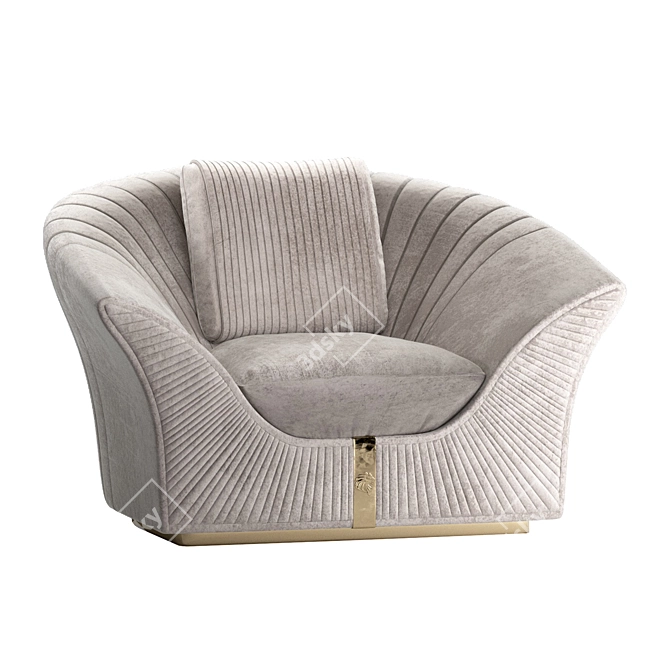 Passion Armchair: Giorgio Collection | Stylish Comfort for Your Home 3D model image 3