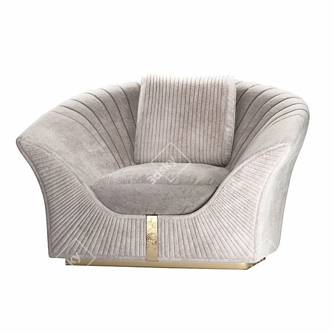 Passion Armchair: Giorgio Collection | Stylish Comfort for Your Home 3D model image 4