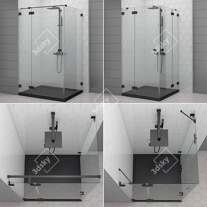 Shower Enclosures and Doors Radaway | Essenza Black

Sleek and Stylish Shower Solutions 3D model image 3