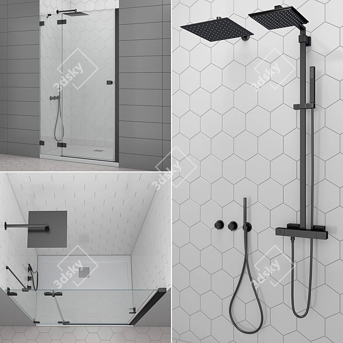 Shower Enclosures and Doors Radaway | Essenza Black

Sleek and Stylish Shower Solutions 3D model image 4
