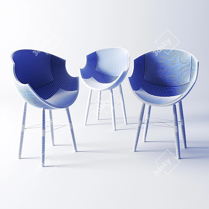 High-Quality Chair02 for Rendering 3D model image 2