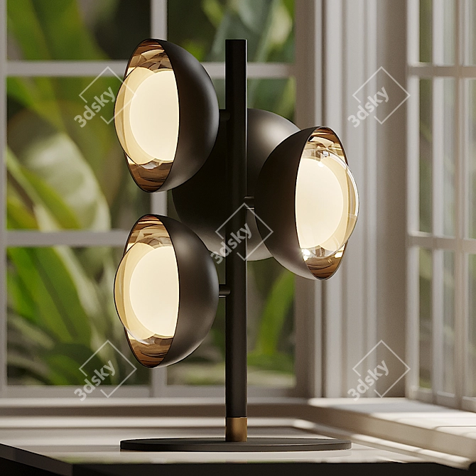Elegant Muse Table Lamp 3D model image 3