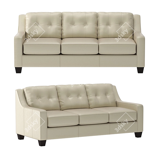 Elegant Belinda Sofa: Luxury Redefined 3D model image 1