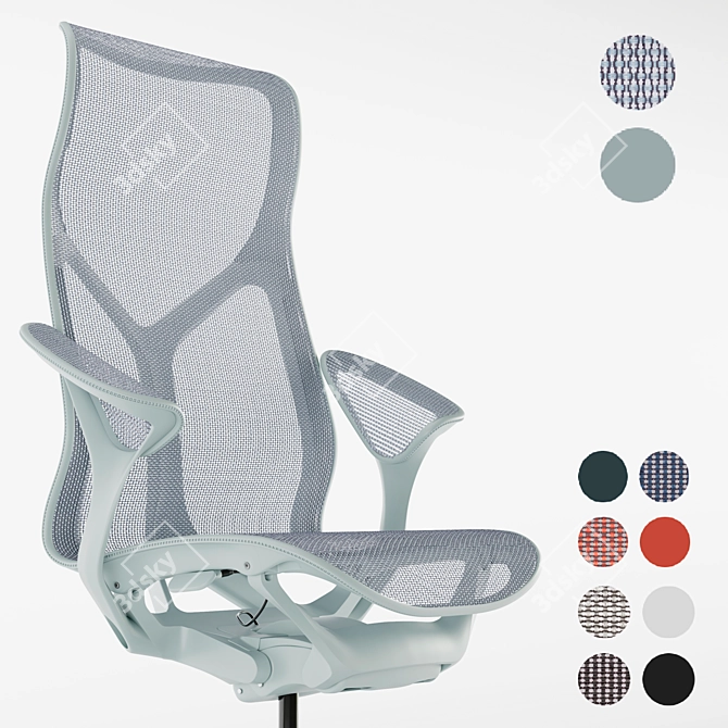 Elevate your comfort: Cosm Chair 3D model image 3