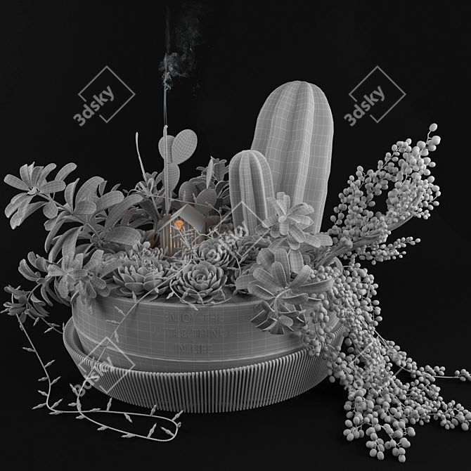 Eco Oasis: Plants Set 3D model image 3