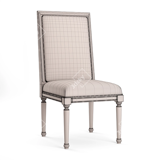 Modern Miller Chair 3D model image 3