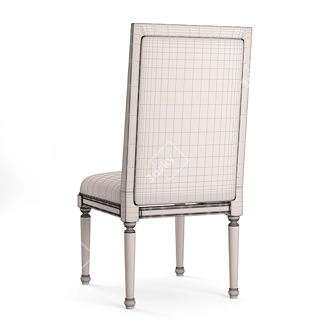 Modern Miller Chair 3D model image 4