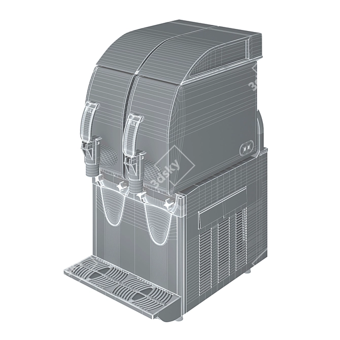 SPM LUCE IPRO 2 M: High-Performance Slush Machine 3D model image 5