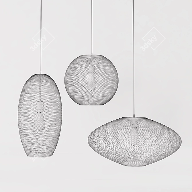 Modern Lighting Fixture for Stylish Interiors 3D model image 4