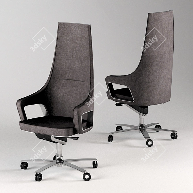 Elegant Bliss Chair 3D model image 1