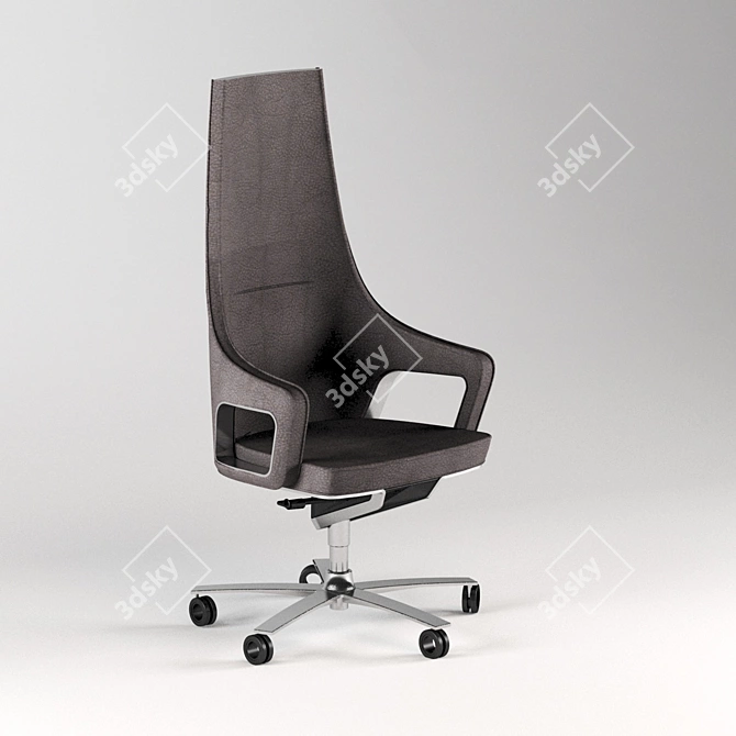 Elegant Bliss Chair 3D model image 2
