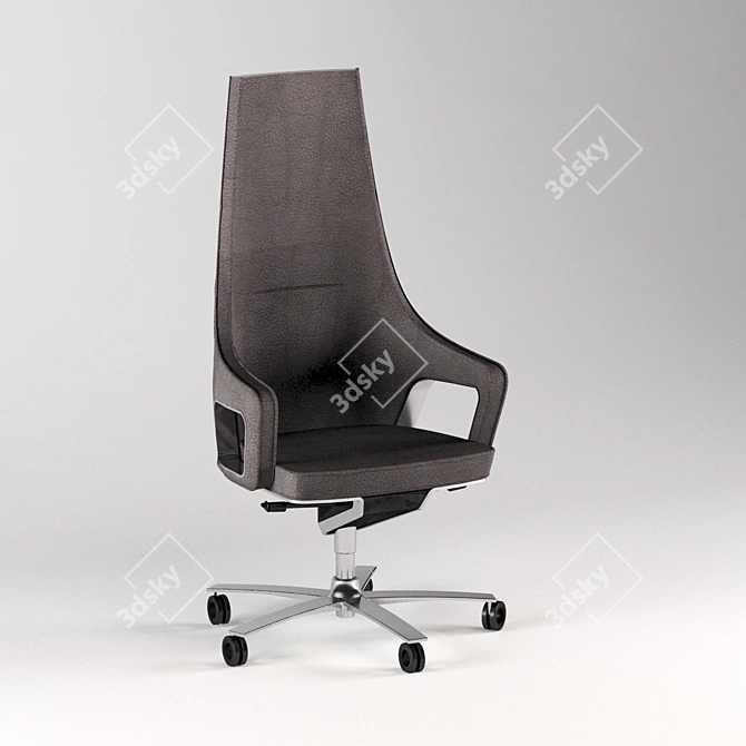 Elegant Bliss Chair 3D model image 3