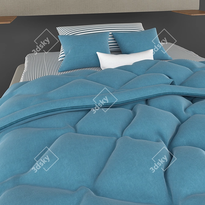 Groove Audio Bed: Contemporary Design & Wireless Convenience 3D model image 3