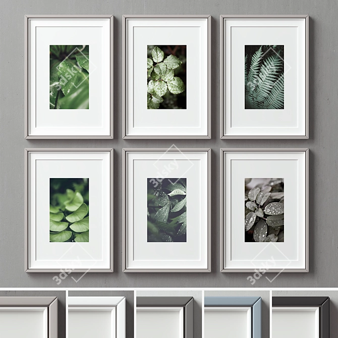 Versatile Picture Frames Set 3D model image 2