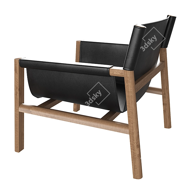 Minimalist Polys Pablo Armchair 3D model image 3