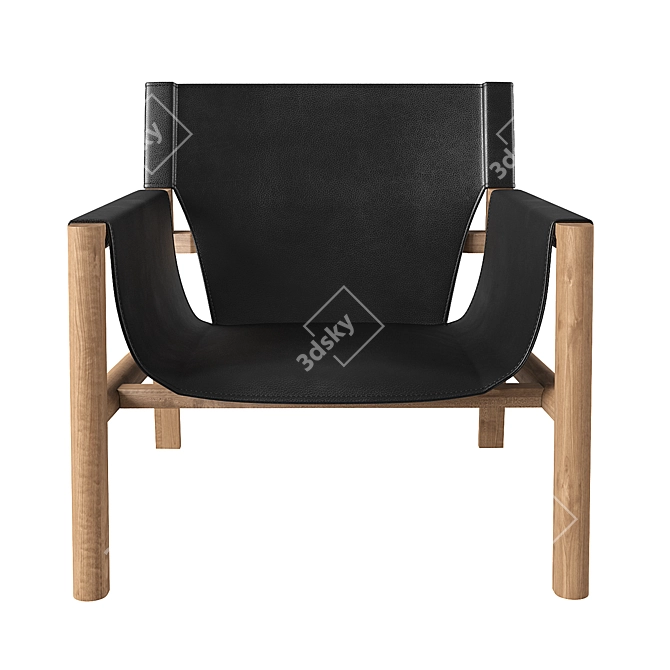 Minimalist Polys Pablo Armchair 3D model image 4