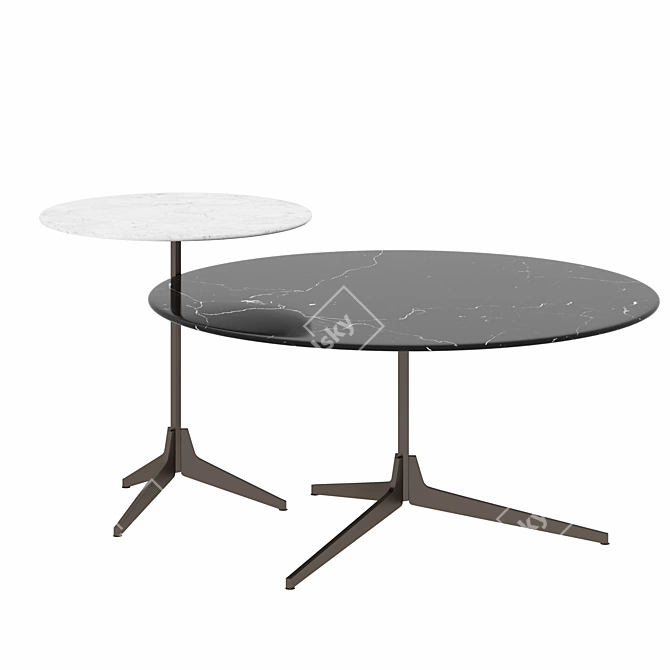 Saba Italia Hexa: Sleek and Stylish Table 3D model image 1