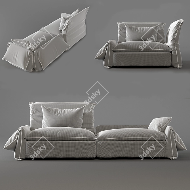 Versatile Seating: Saba_Les Femmes 3D model image 2