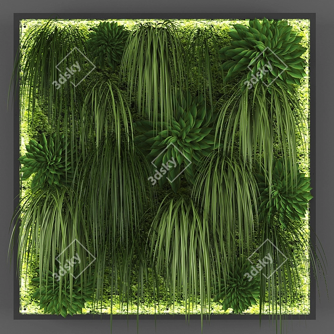 Green Oasis Vertical Garden Kit 3D model image 1