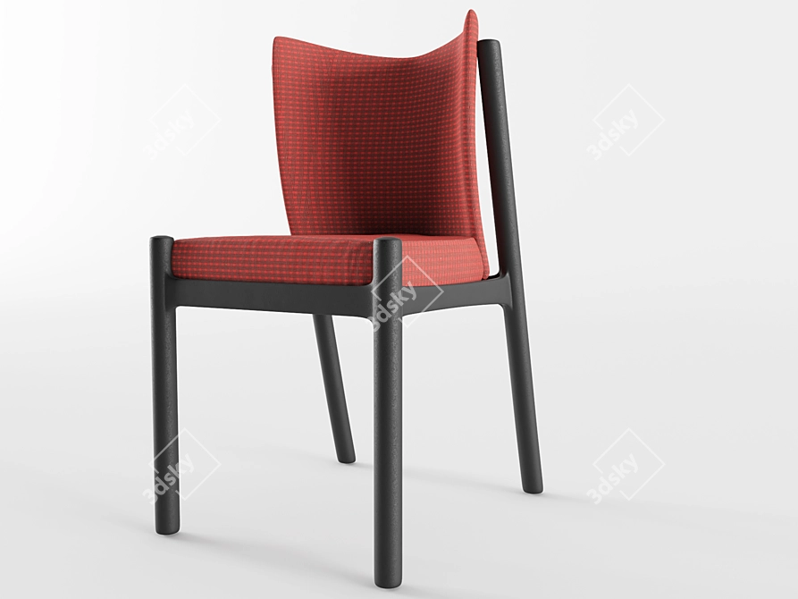 Elegant 2p Chair 3D model image 2