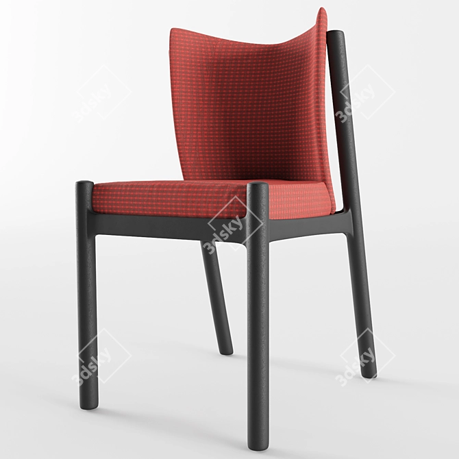 Elegant 2p Chair 3D model image 5