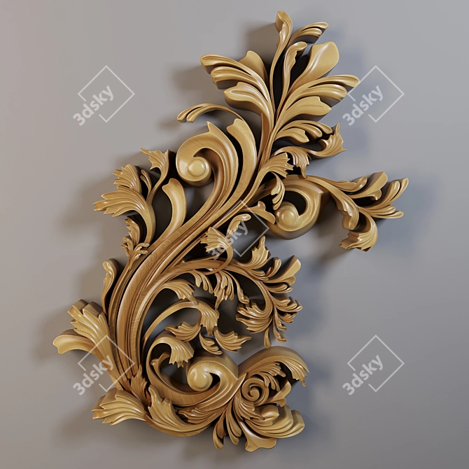 3D Ornament Model - Corona/Vray Compatible 3D model image 1