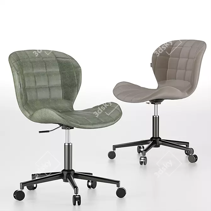 Sleek Comfortable Office Chair 3D model image 1