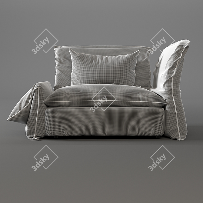 Versatile Saba_Les Femmes Armchair 3D model image 2